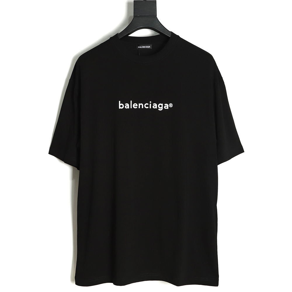 Balenciaga 21SS R logo letter slogan T-Shirt TSK3,Balenciaga