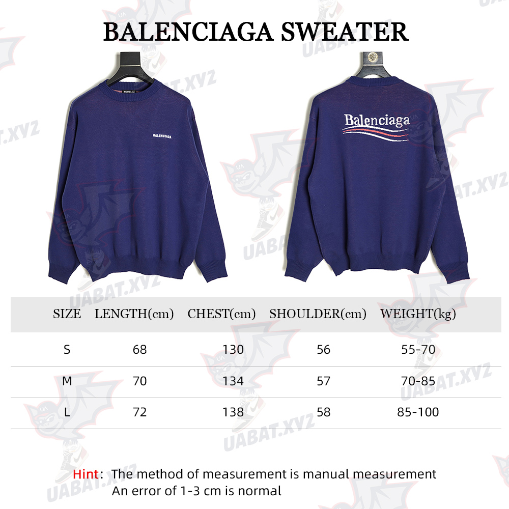 Balenciaga 21FW Cola Wave Sweater