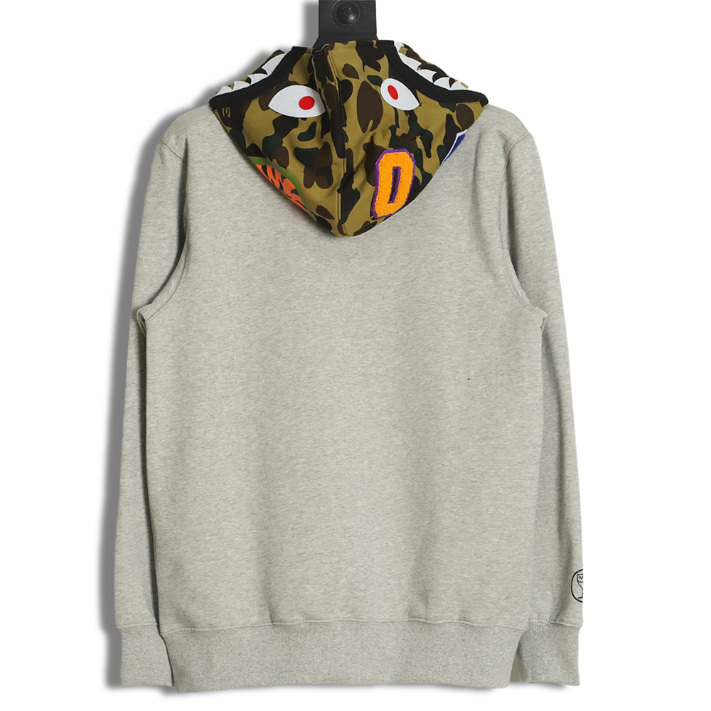 BAPE x OVO joint color block zip hoodiehoodie