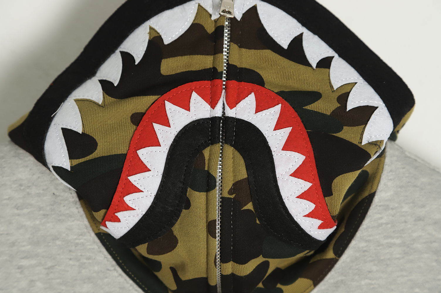 BAPE x OVO joint color block zip hoodiehoodie
