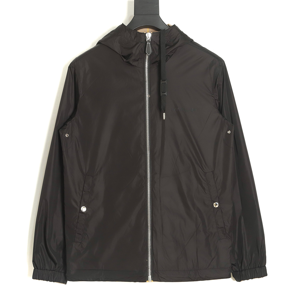 Burberry 22FW Truffle Plaid Hooded Jacket
