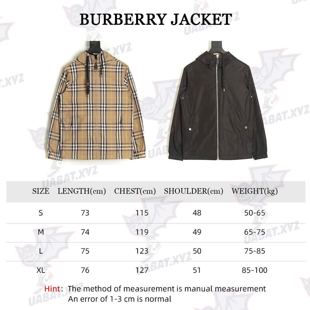 Burberry 22FW Truffle Plaid Hooded Jacket