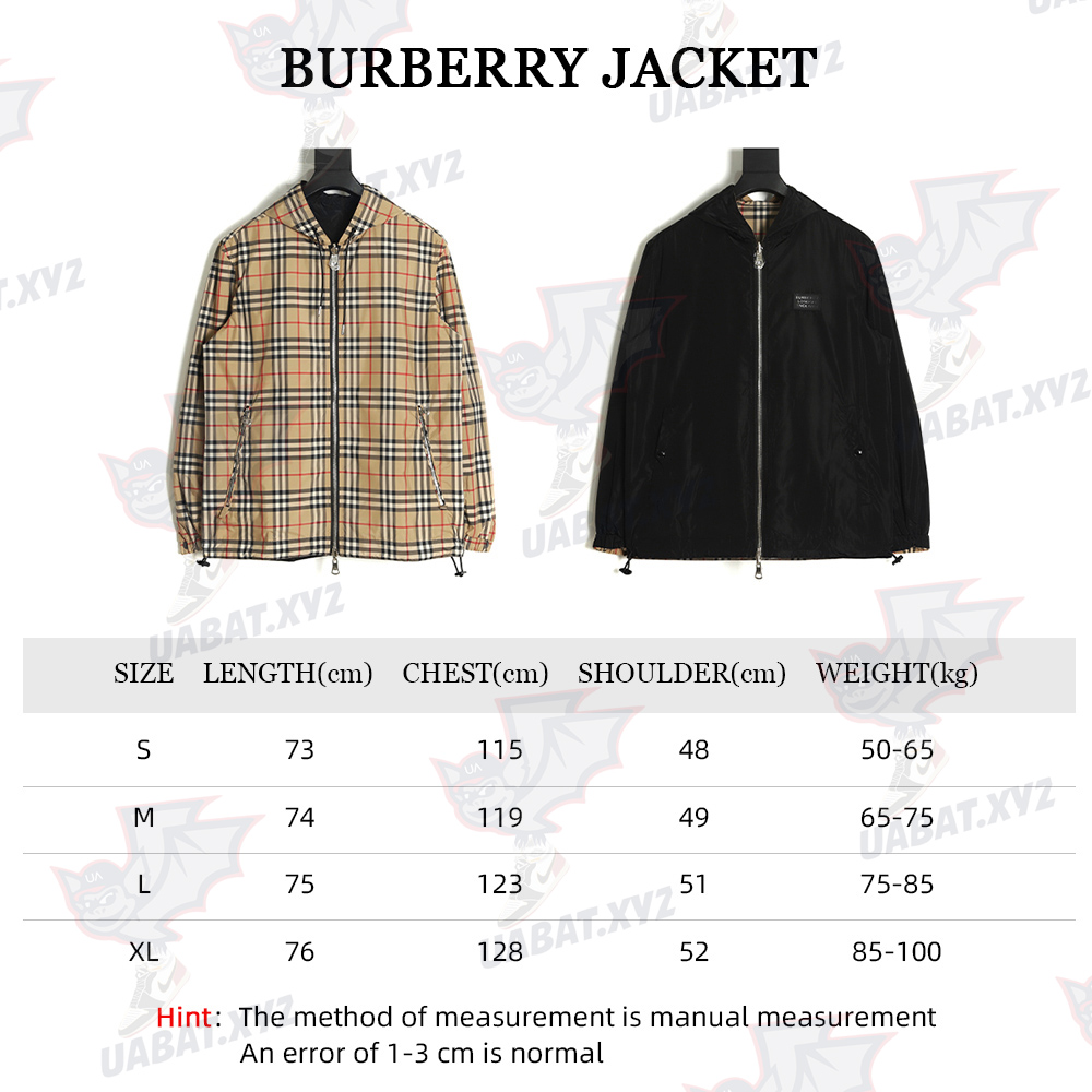 Burberry 2021 Classic Small Plaid Double-sided Jacket