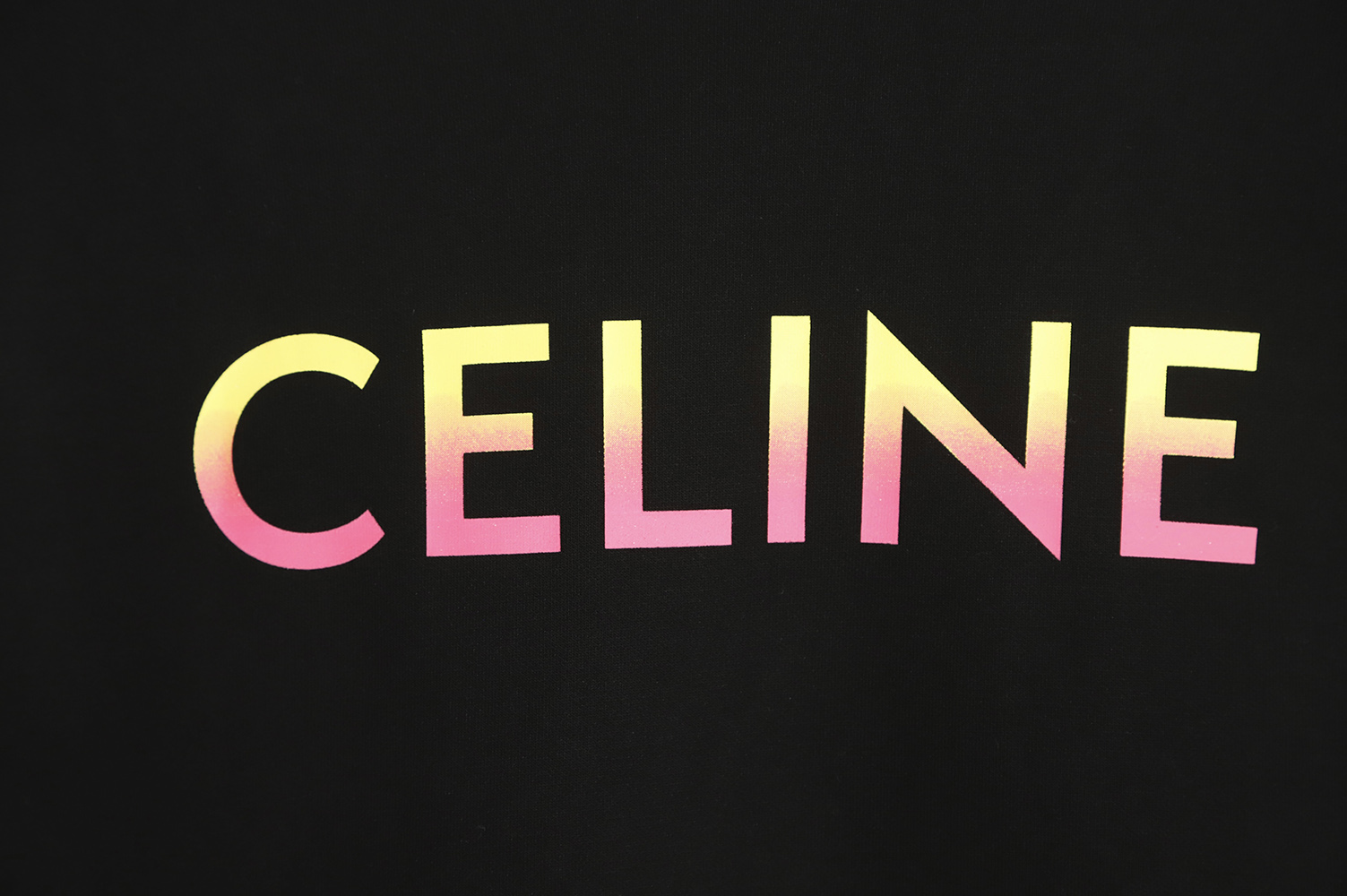 Celine 22FW Gradient Alphabet Crewneck Sweatshirt TSK2
