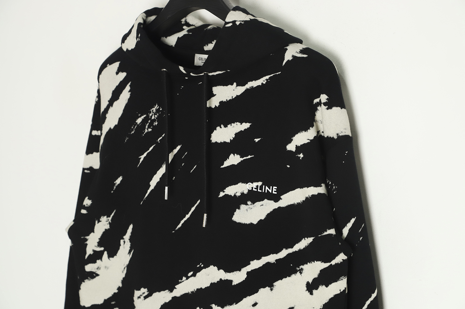 Celine 22FW zebra print hoodie hoodie