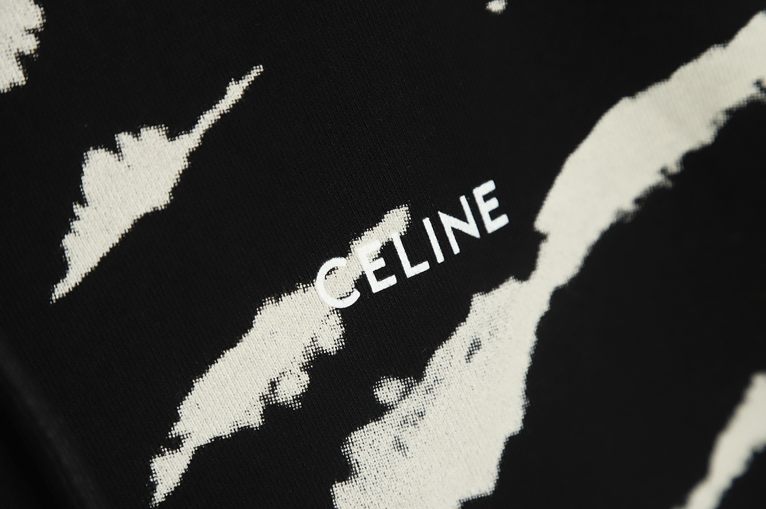 Celine 22FW zebra print hoodie hoodie