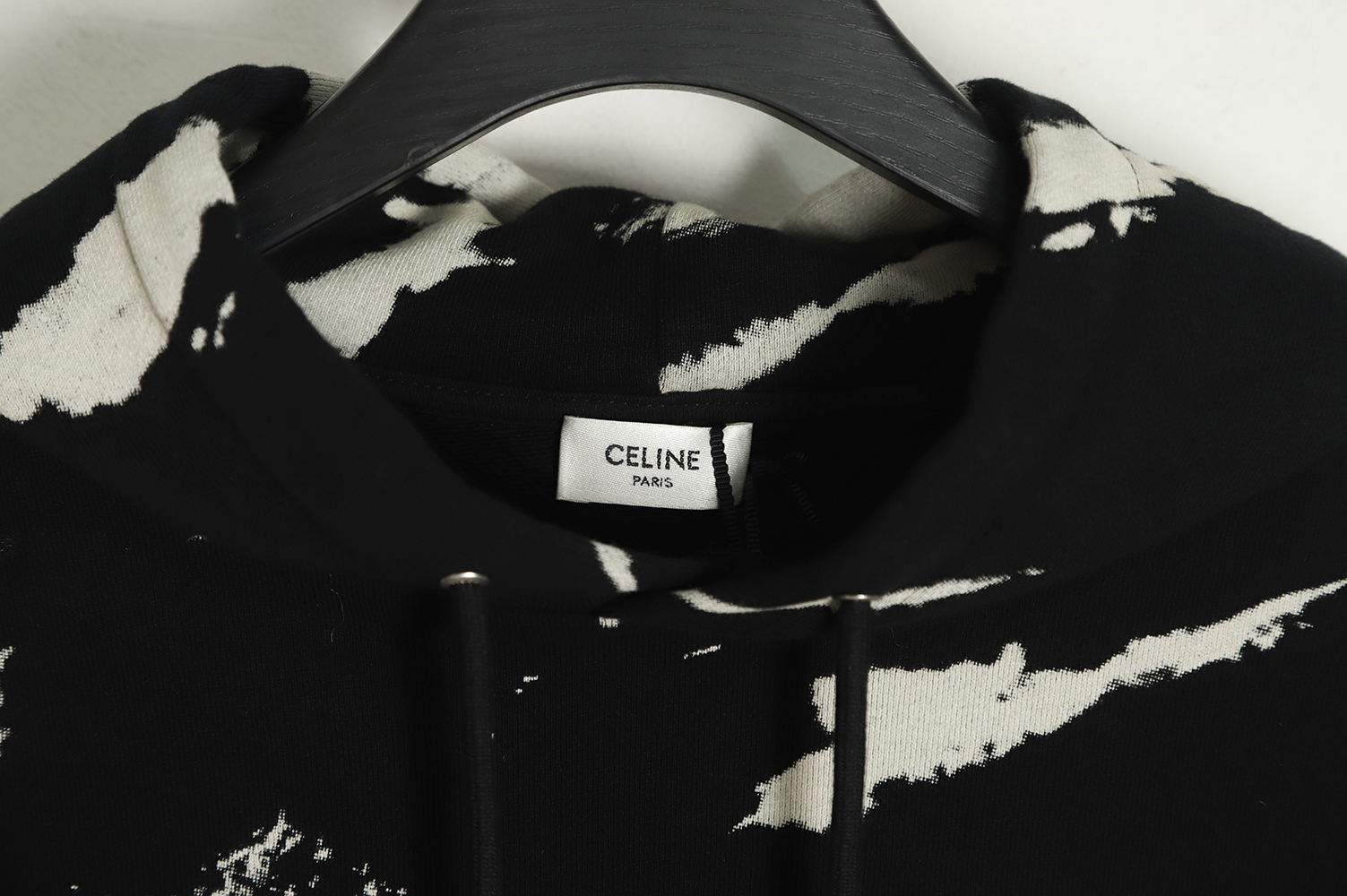 Celine 22FW zebra print hoodie hoodie