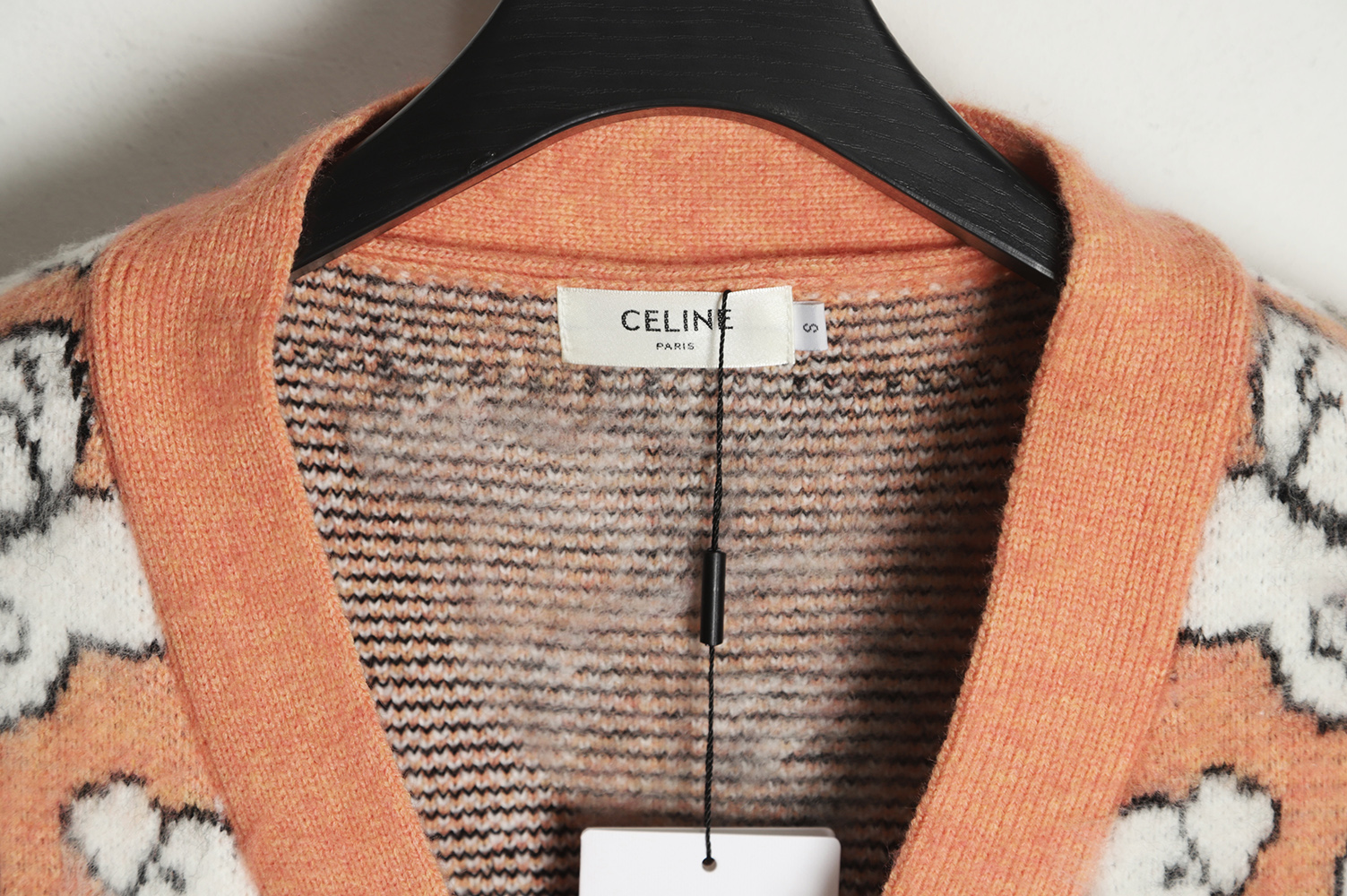 Celine 22FW Cartoon Puppy Mohair Cardigan
