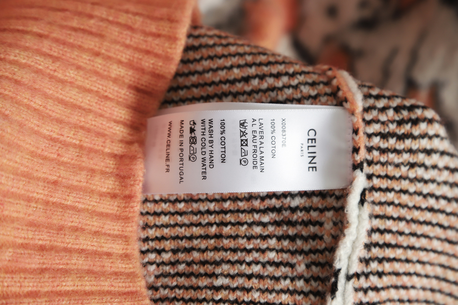 Celine 22FW Cartoon Puppy Mohair Cardigan