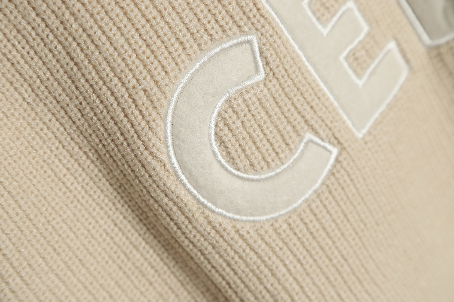 Celine monogram embroidered logo sweater