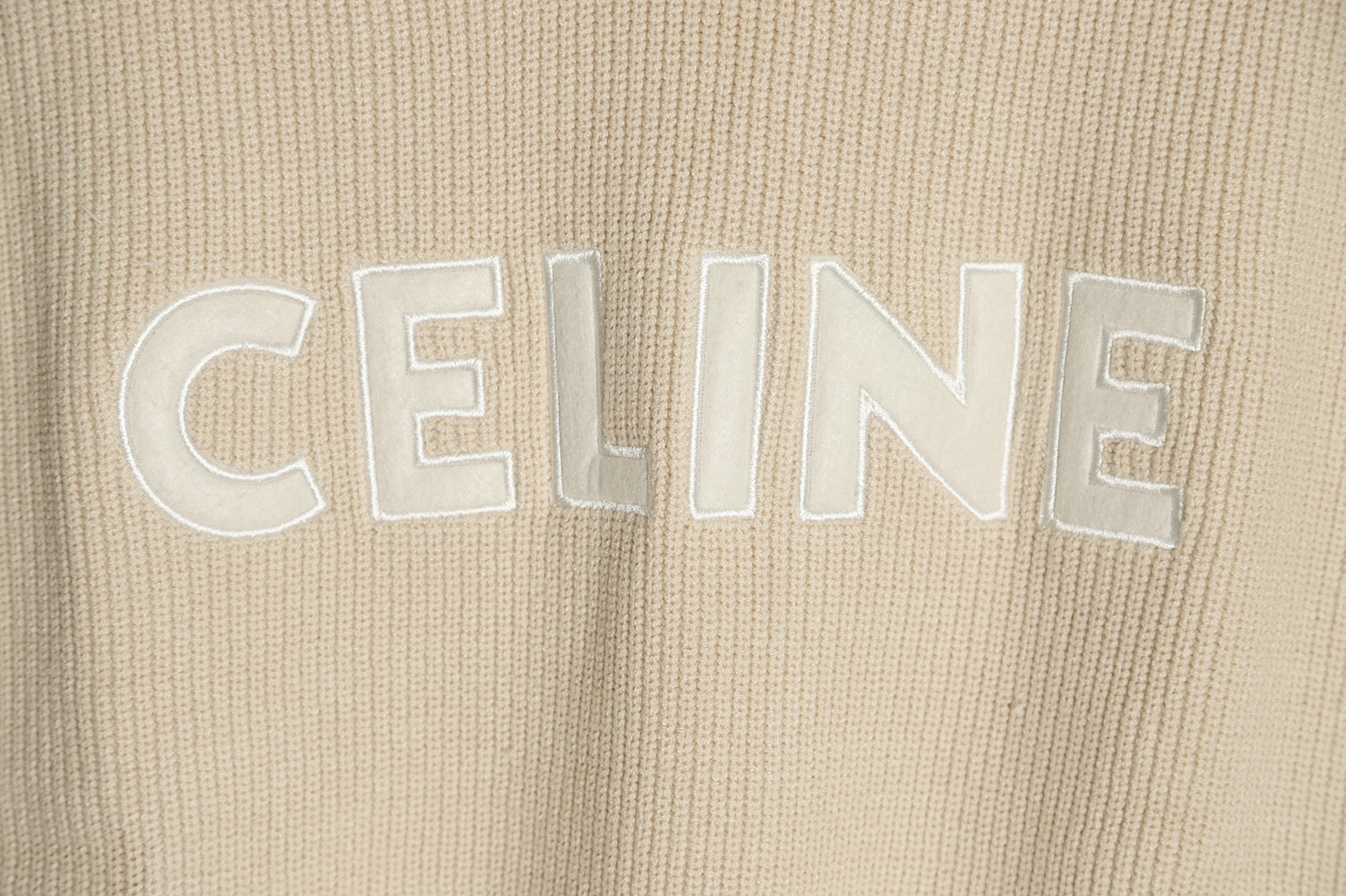 Celine monogram embroidered logo sweater