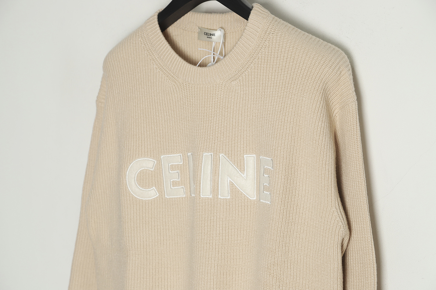 Celine monogram embroidered logo sweater