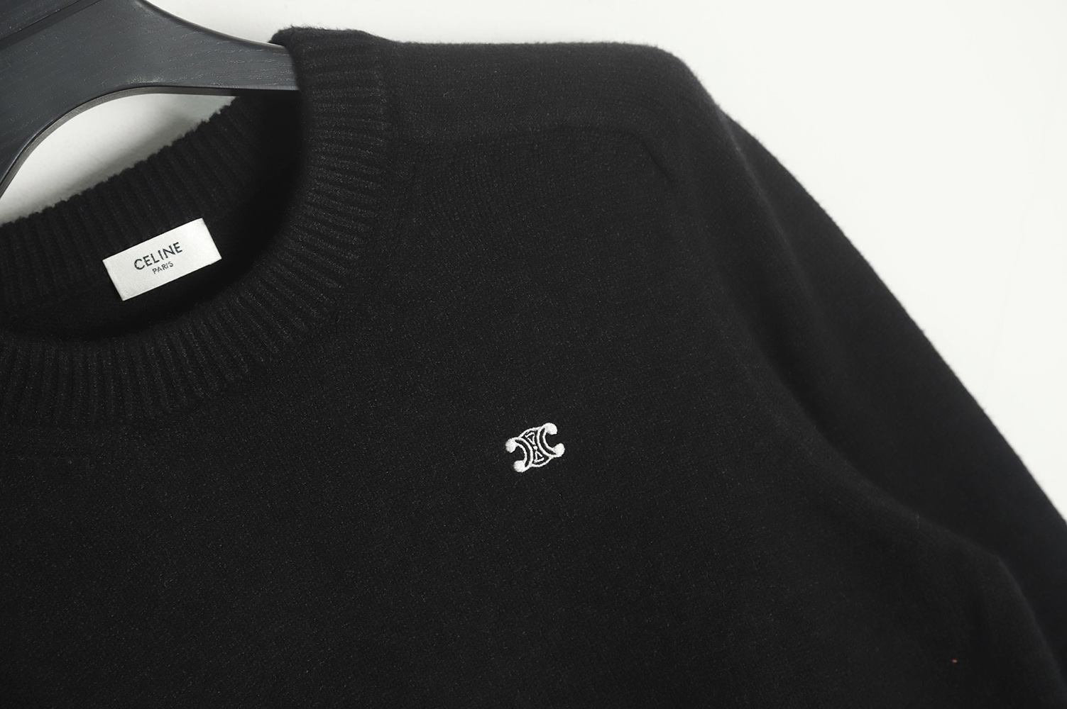 Celine 22FW Arc de Triomphe Embroidered Crew Neck Sweater