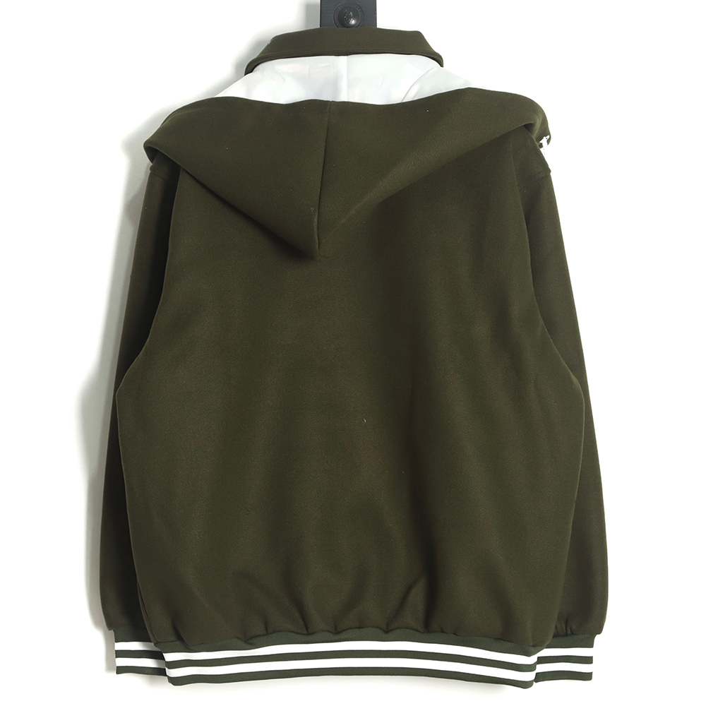 Celine Hooded Baseball Jacket