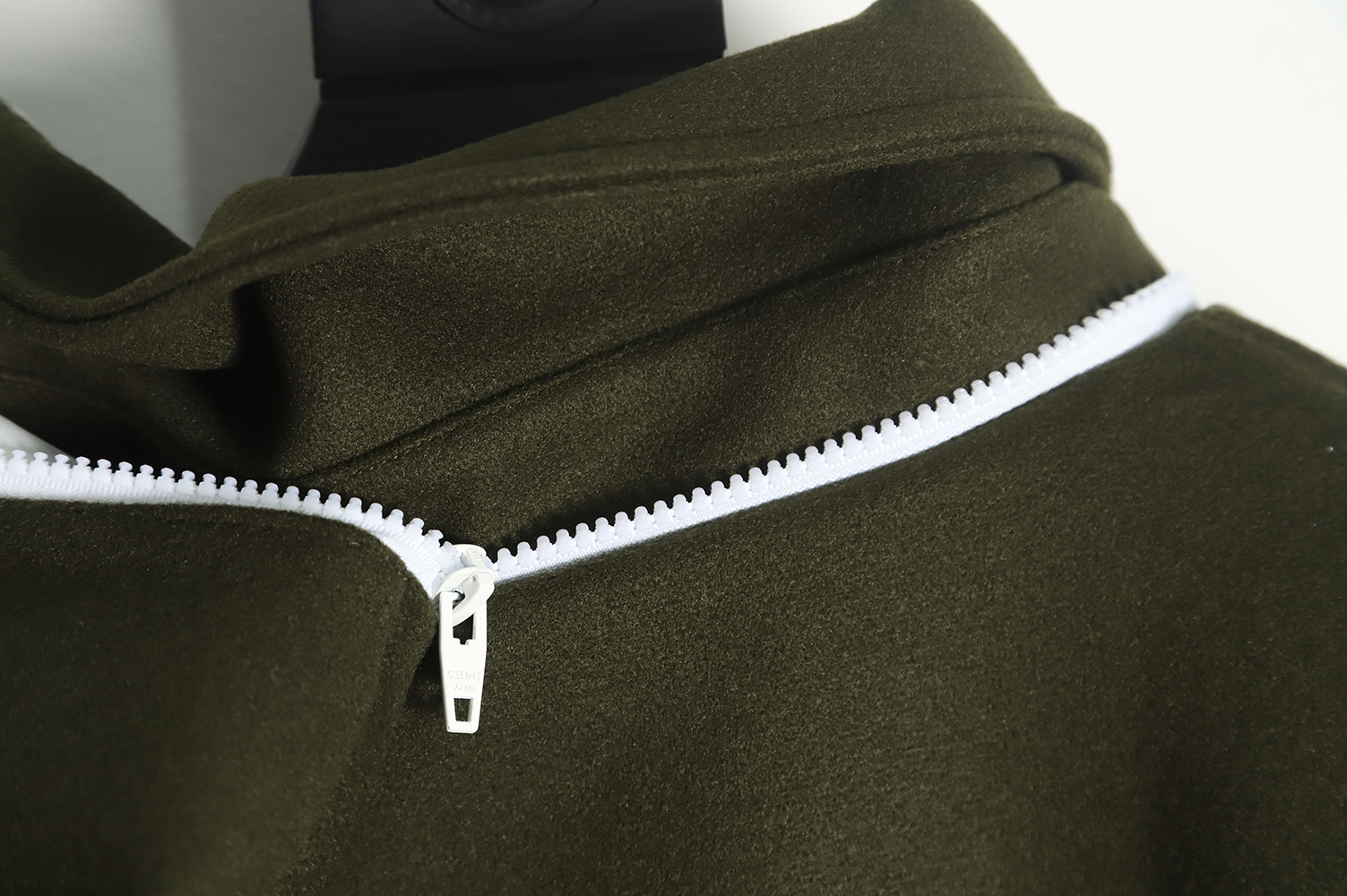 Celine Hooded Baseball Jacket