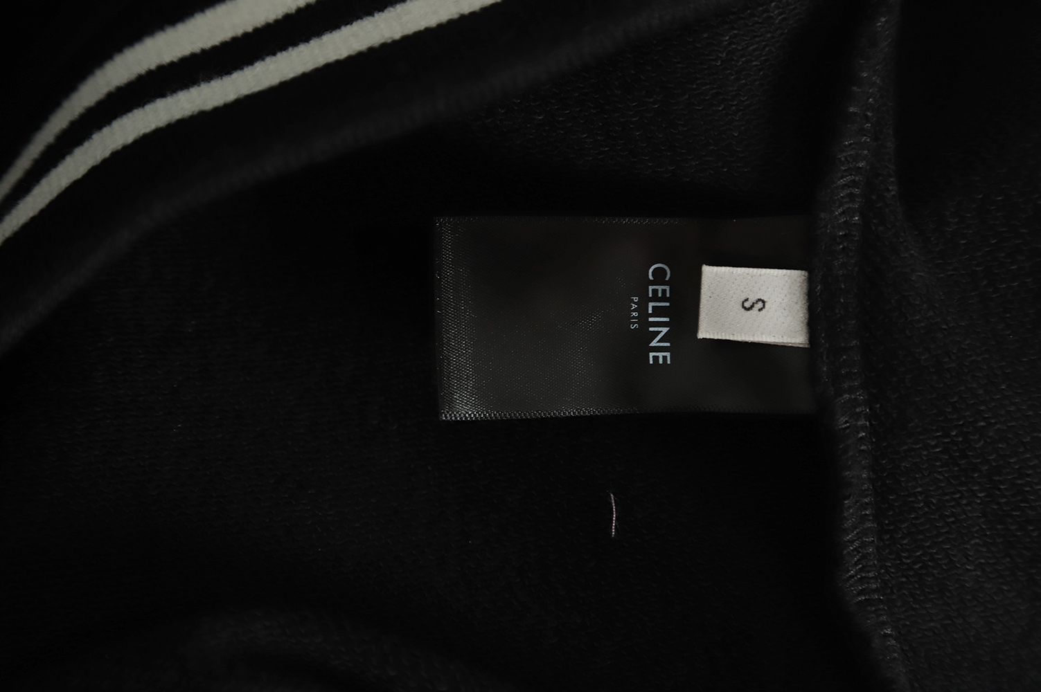 Celine 22FW Towel Embroidered Letters Baseball Jersey