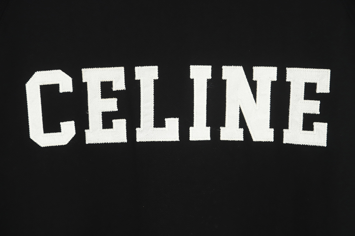Celine 22FW Towel Embroidered Letters Baseball Jersey
