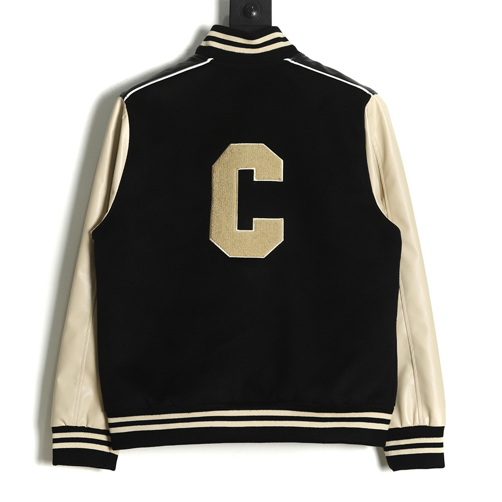 Celine 22FW woolen baseball jacket