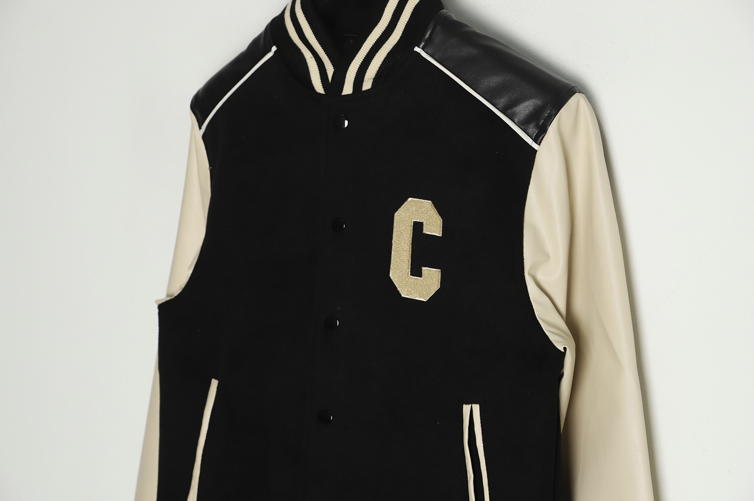 Celine 22FW woolen baseball jacket
