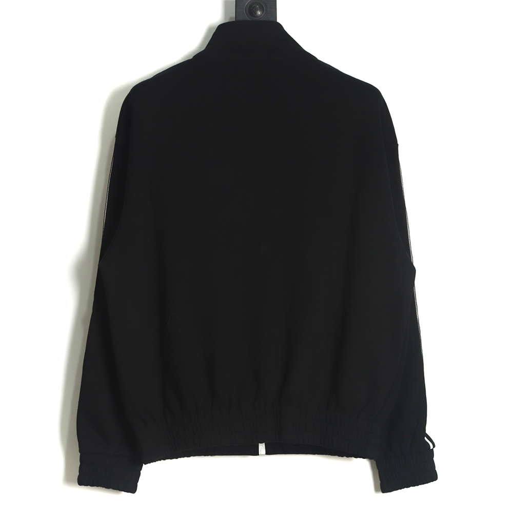 Celine side webbing patchwork jacket