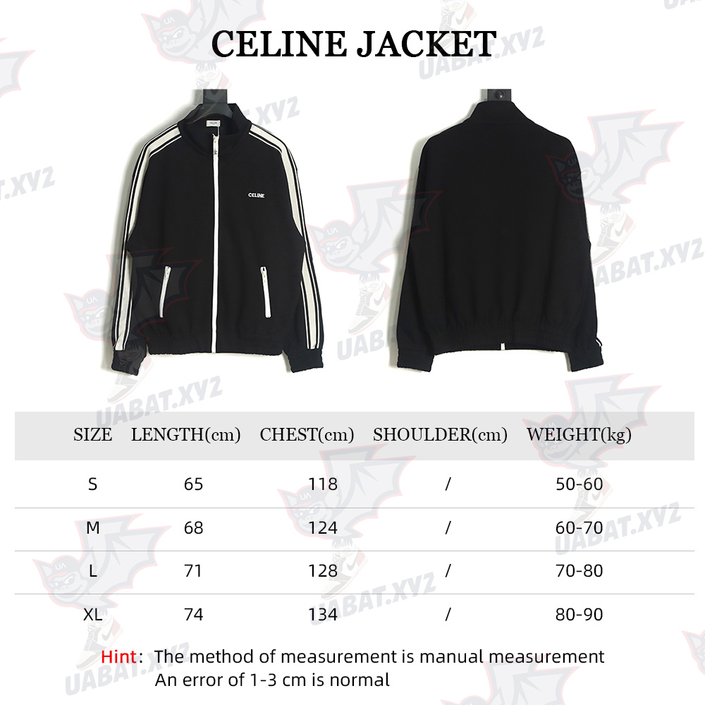 Celine side webbing patchwork jacket
