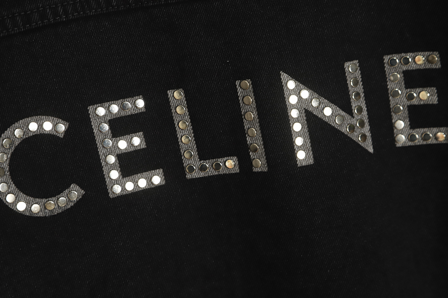 Celine 22fw denim stitching sherpa jacket