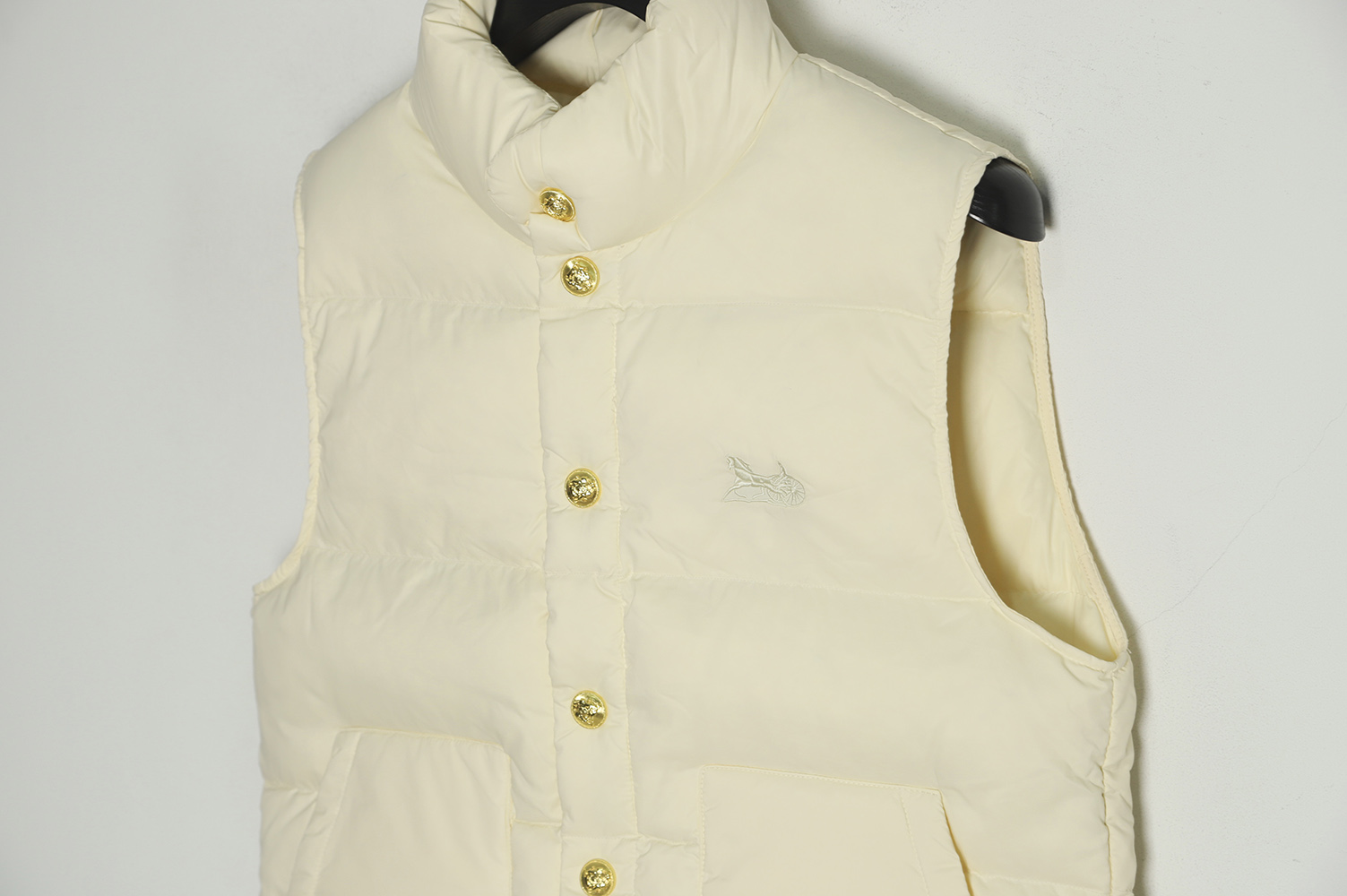 Celine Stand Collar Down Vest