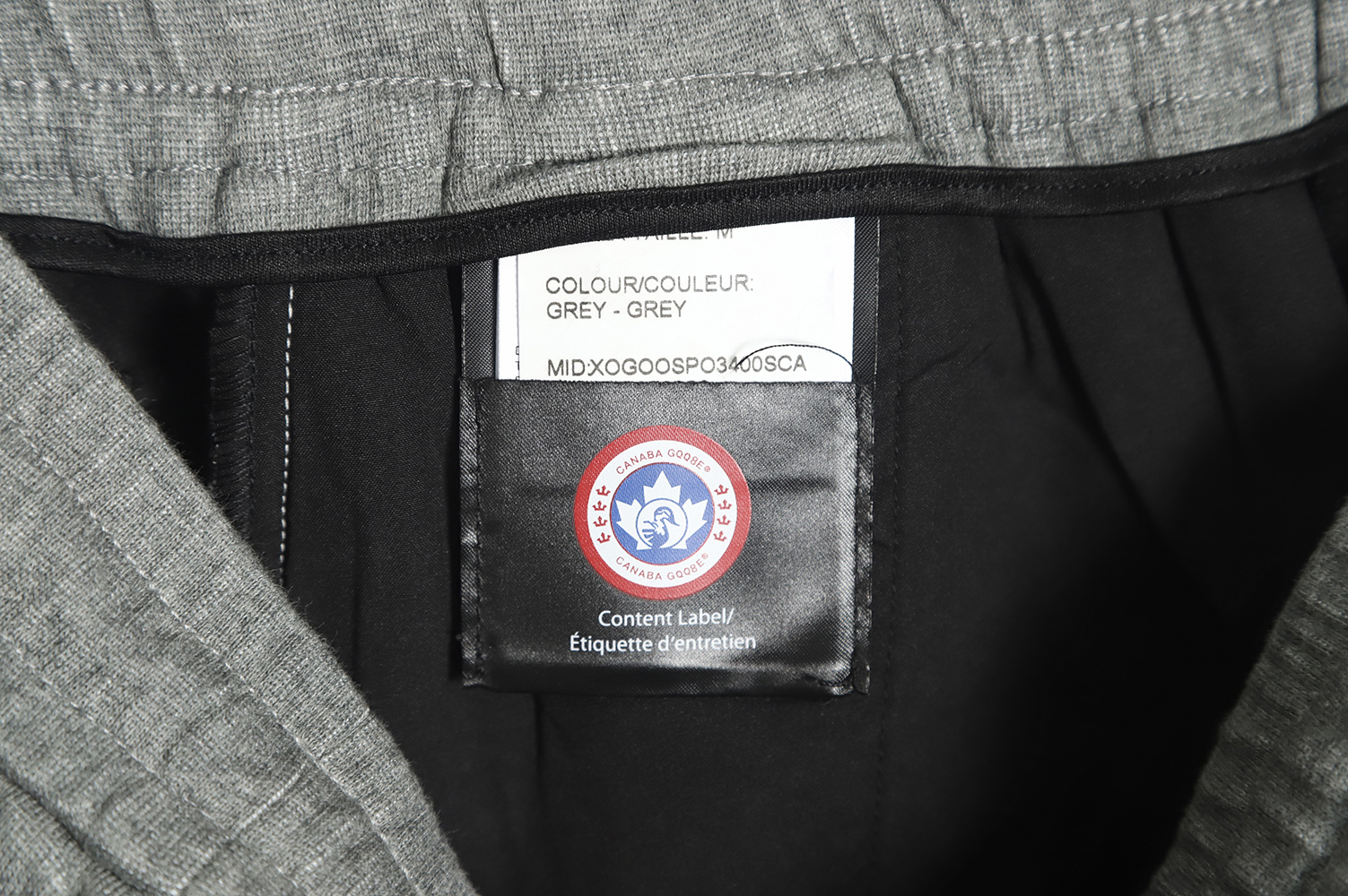 canada goose 22Fw logo fleece trousers