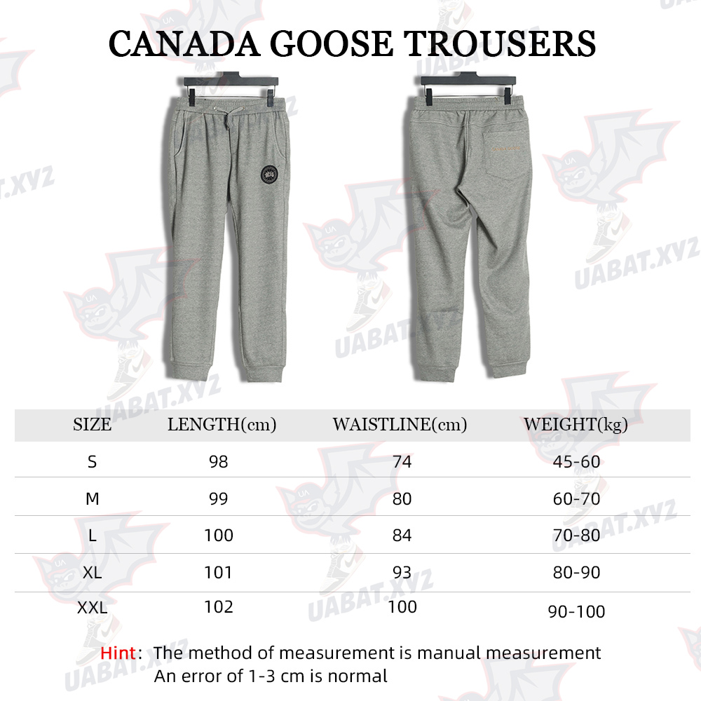canada goose 22Fw logo fleece trousers