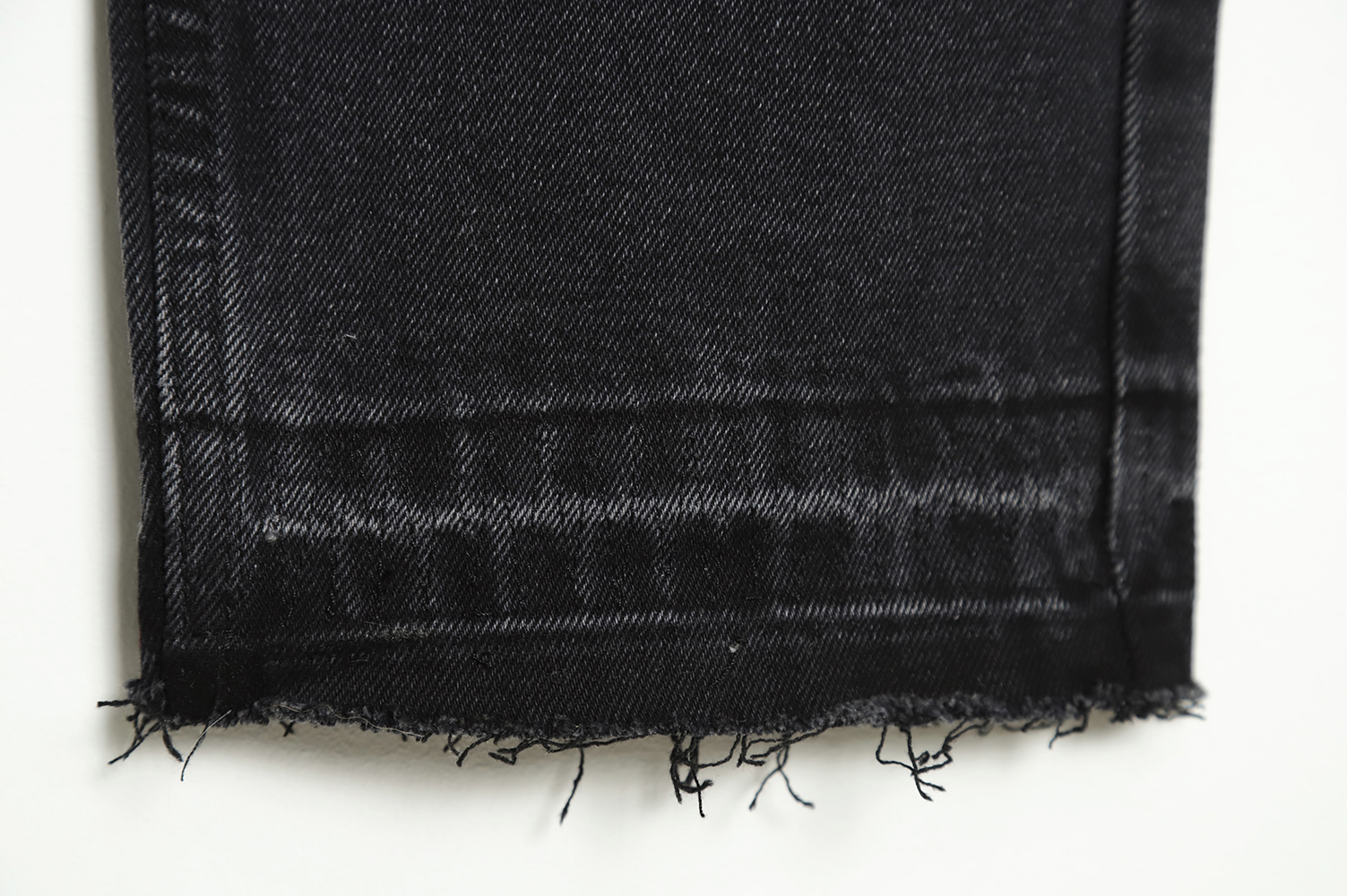 Chrome Hearts Classic Leather Label Cross Denim Trousers TSK4