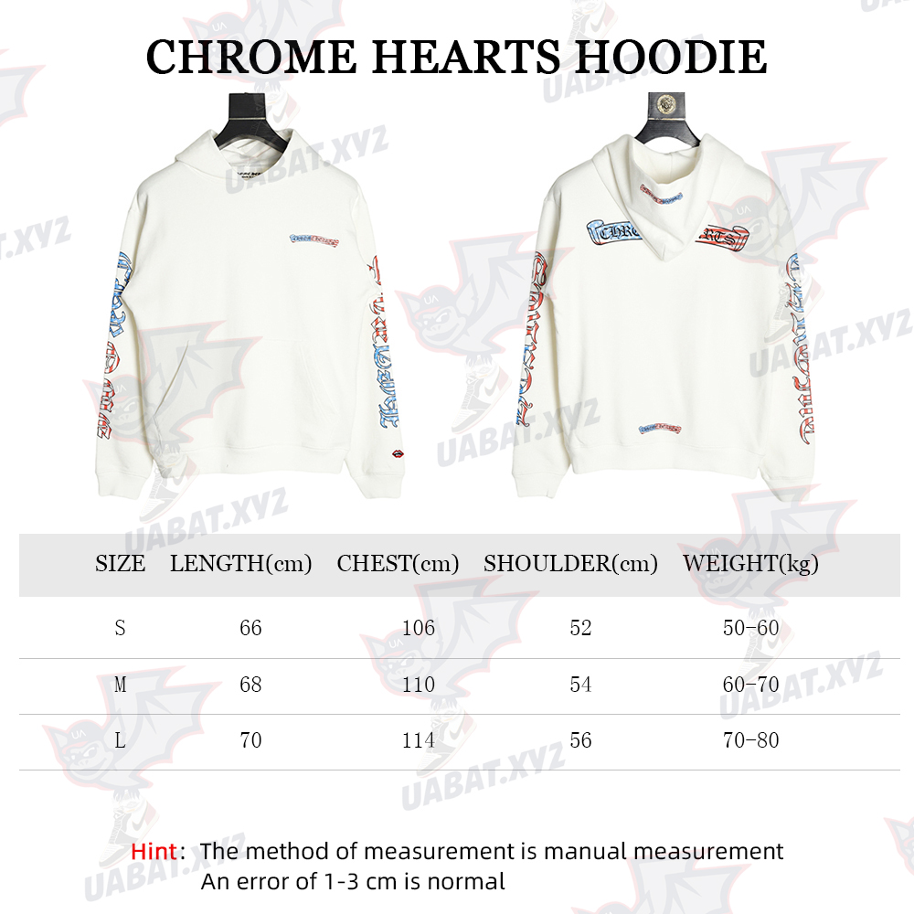 Chrome Hearts 21 New Scroll Flag Hoodie