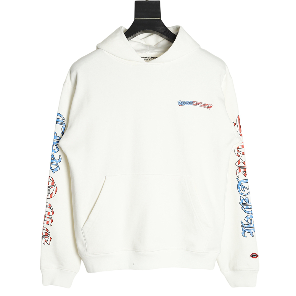 Chrome Hearts 21 New Scroll Flag Hoodie