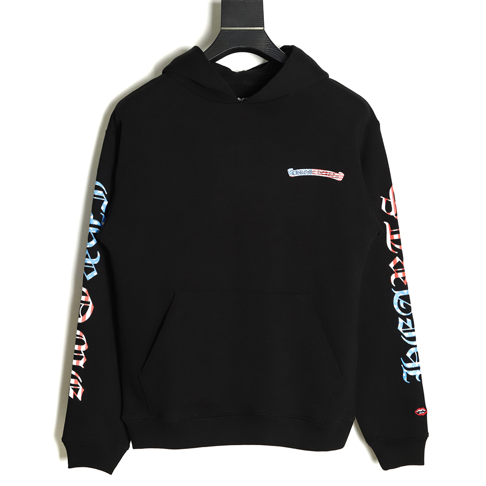Chrome Hearts 21 New Scroll Flag Hoodie TSK1