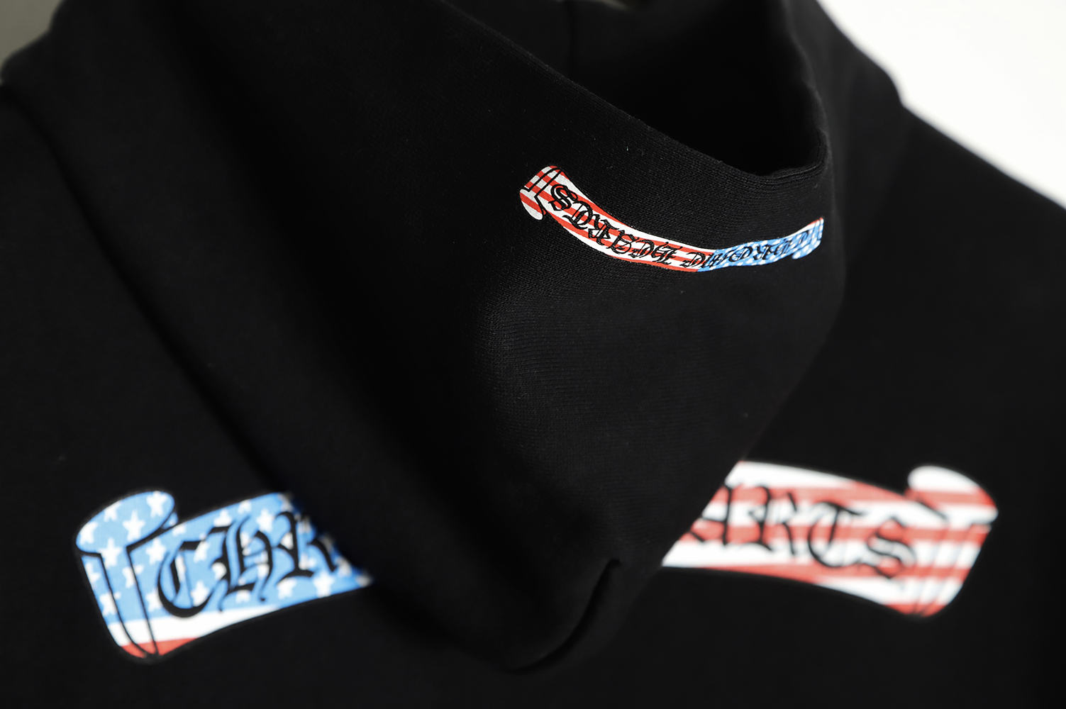 Chrome Hearts 21 New Scroll Flag Hoodie TSK1