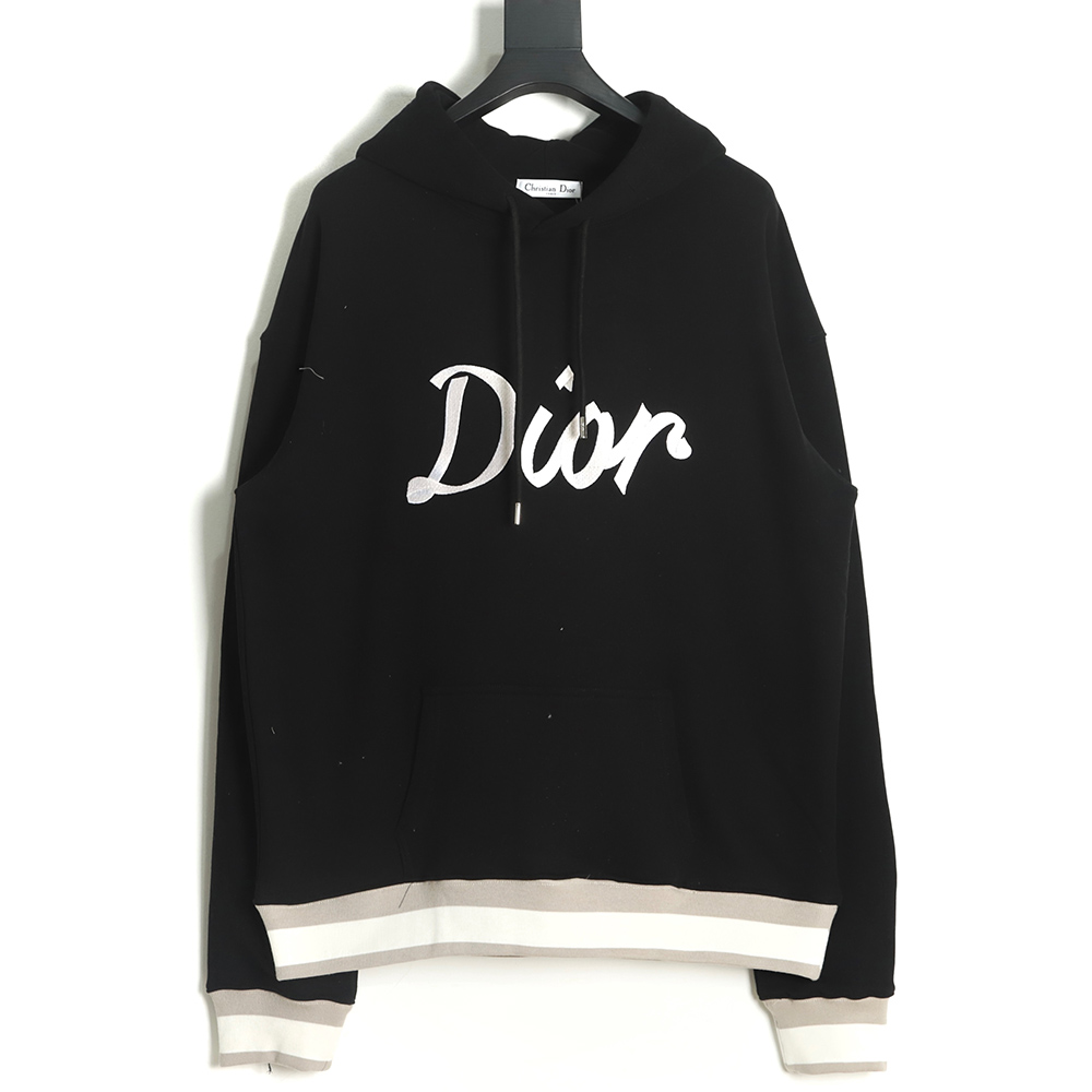 Dior 22FW chest embroidery back 47 logo hoodie TSK1,Dior