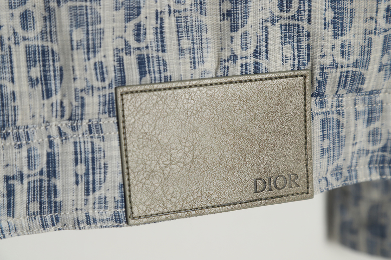 Dior 22FW full printed jacquard LOGO hooded down jacket