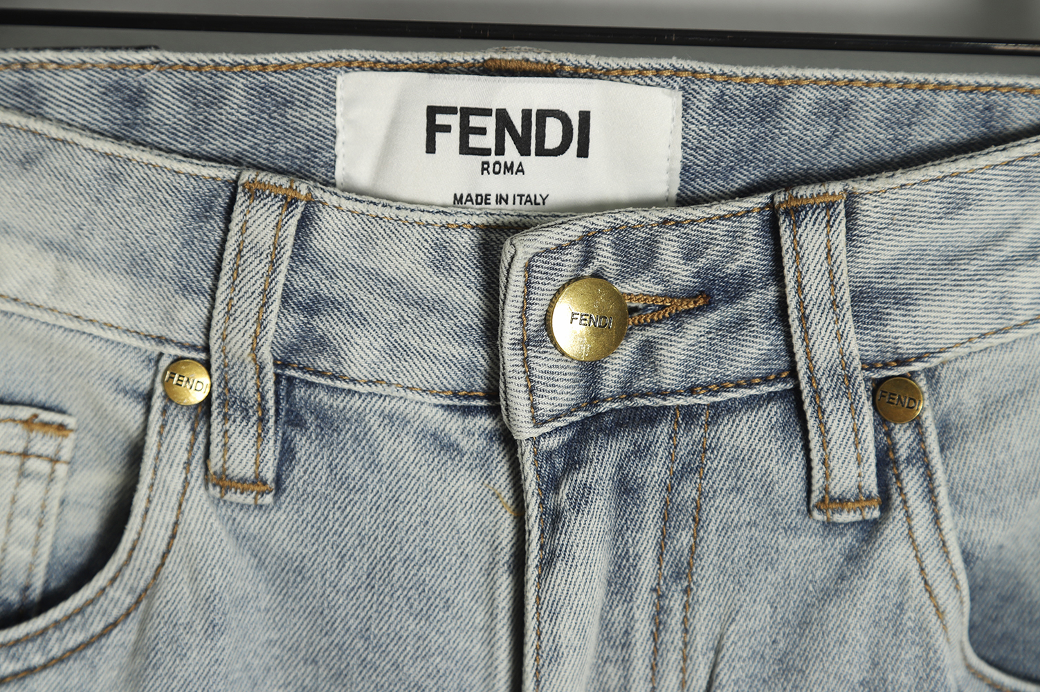 Fendi 22FW Monster Eyes Jeans