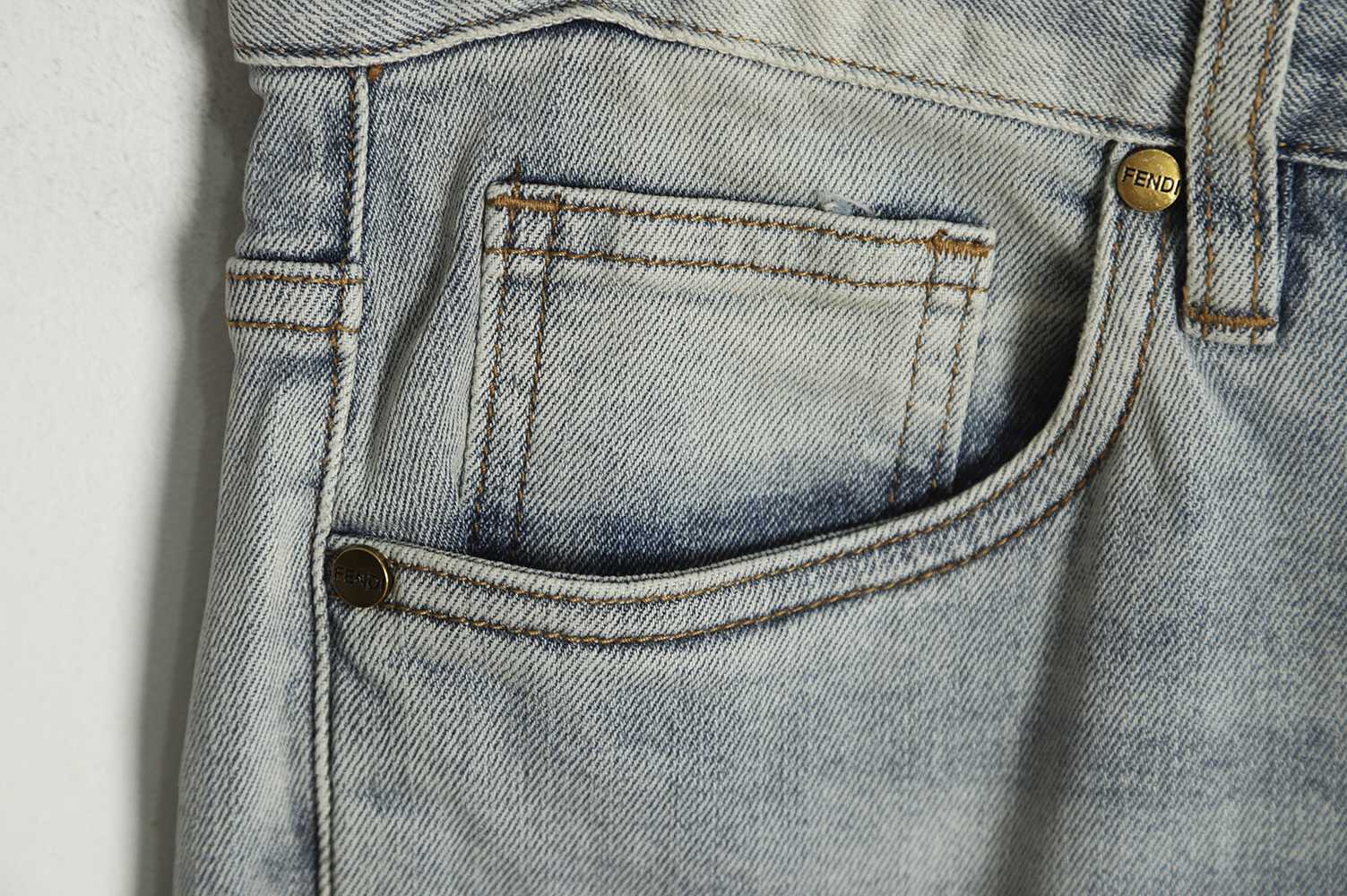 Fendi 22FW Monster Eyes Jeans
