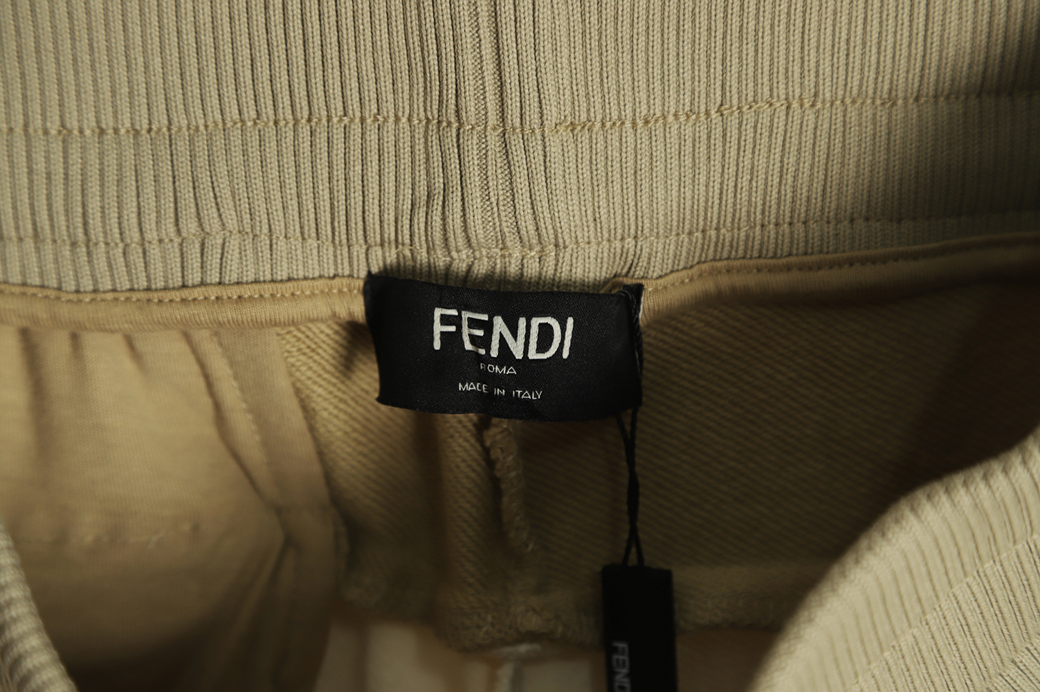 FENDI 22FW FF webbing logo trousers