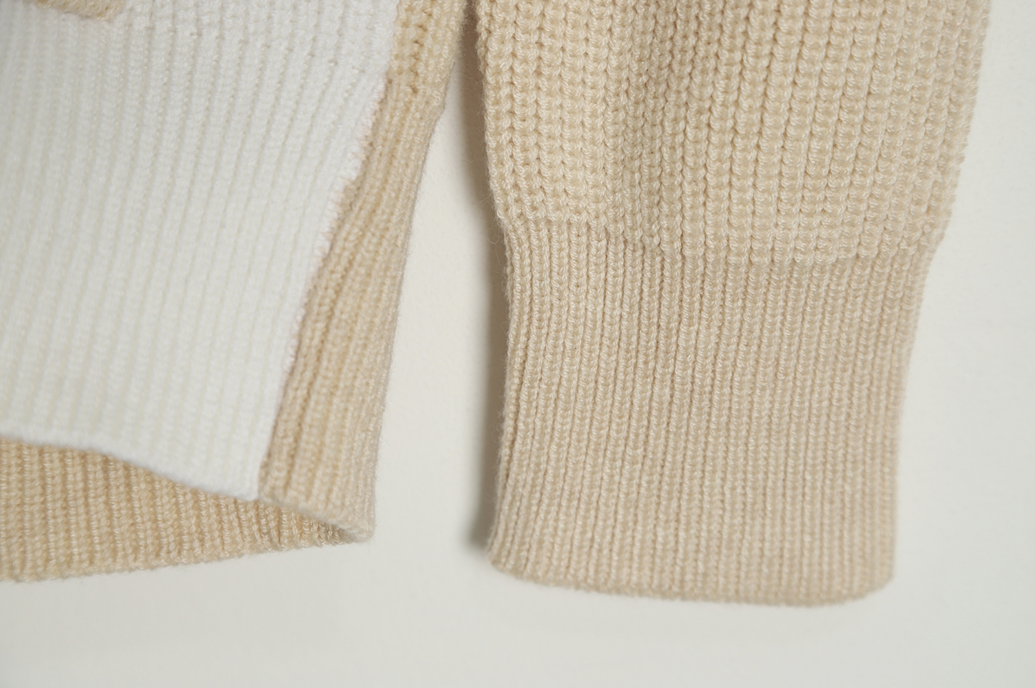 FENDI Knitted color-block cardigan sweater-M-L-XL