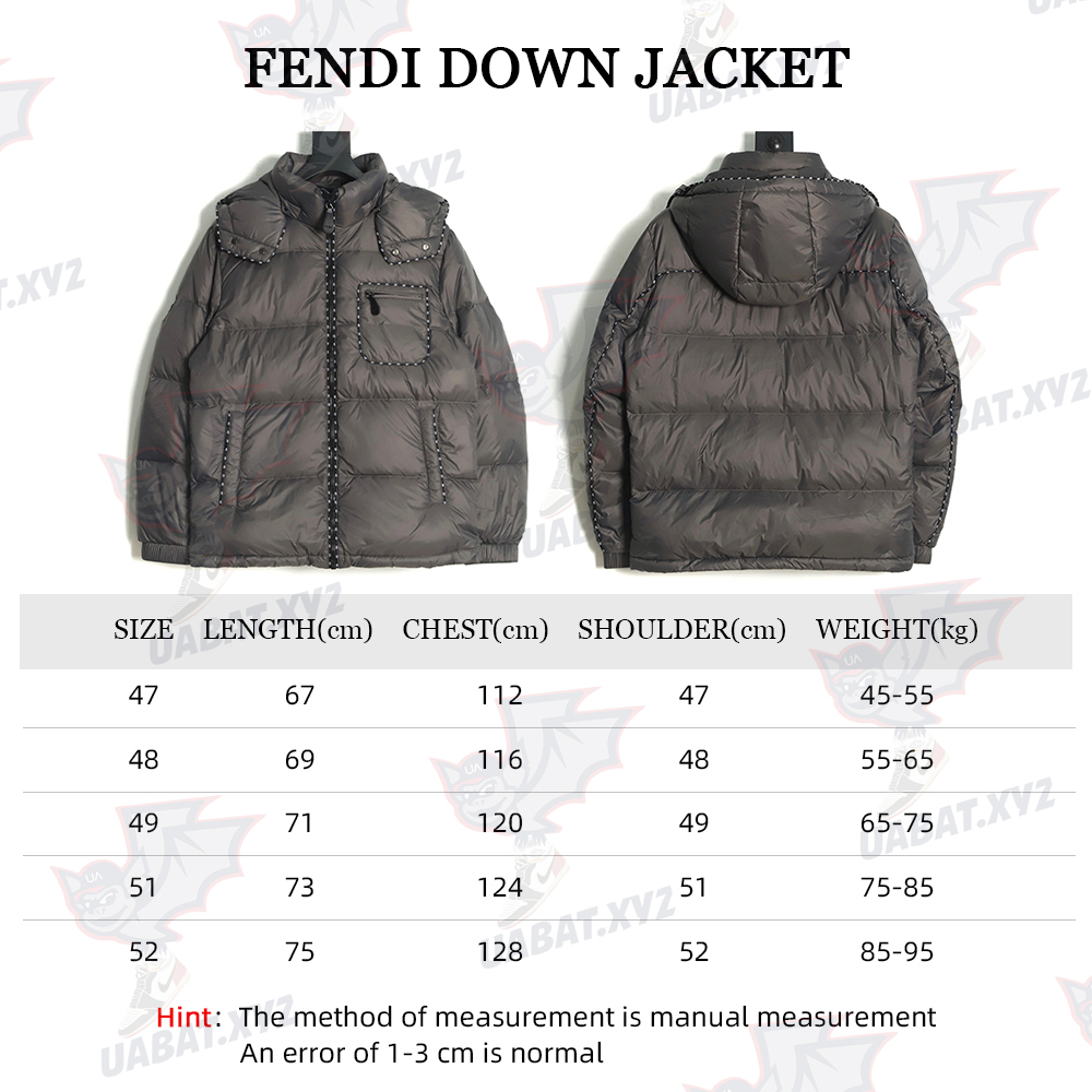 Fendi 22Fw double F stroke down jacket
