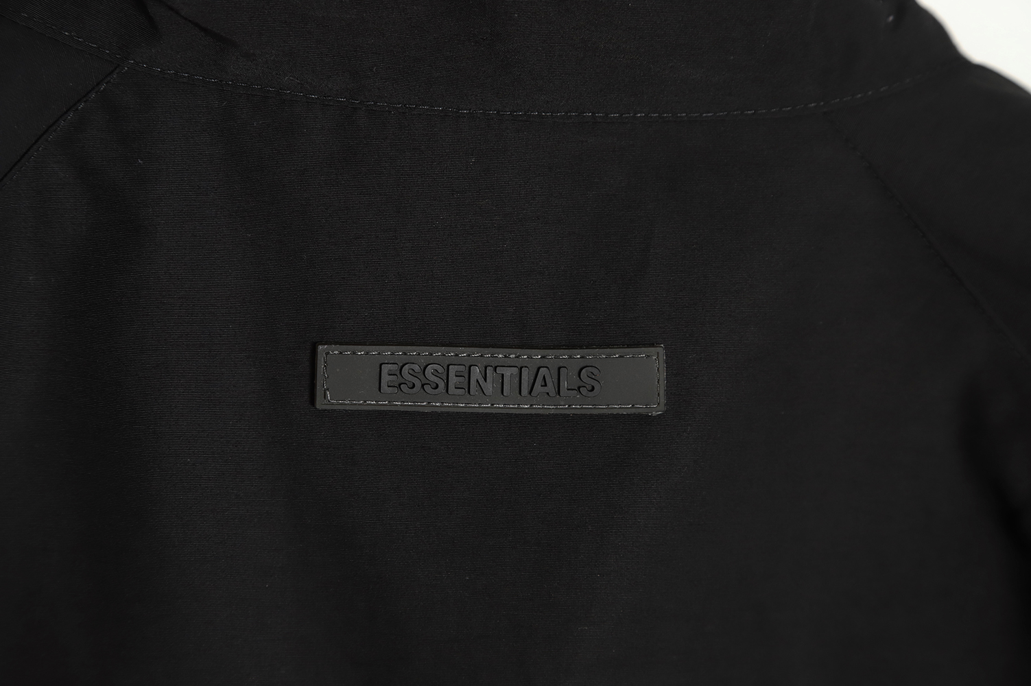 FEAR OF GOD double line essentials half zipper jacket coat Black