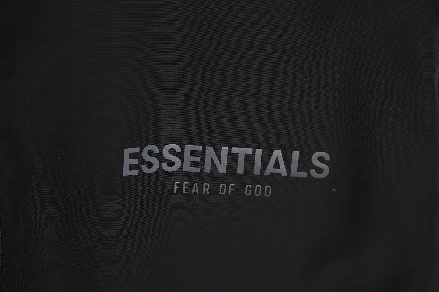 FEAR OF GOD double line essentials half zipper jacket coat Black