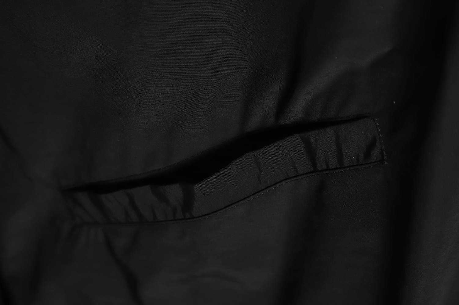 FEAR OF GOD double line essentials half zipper jacket coat Black