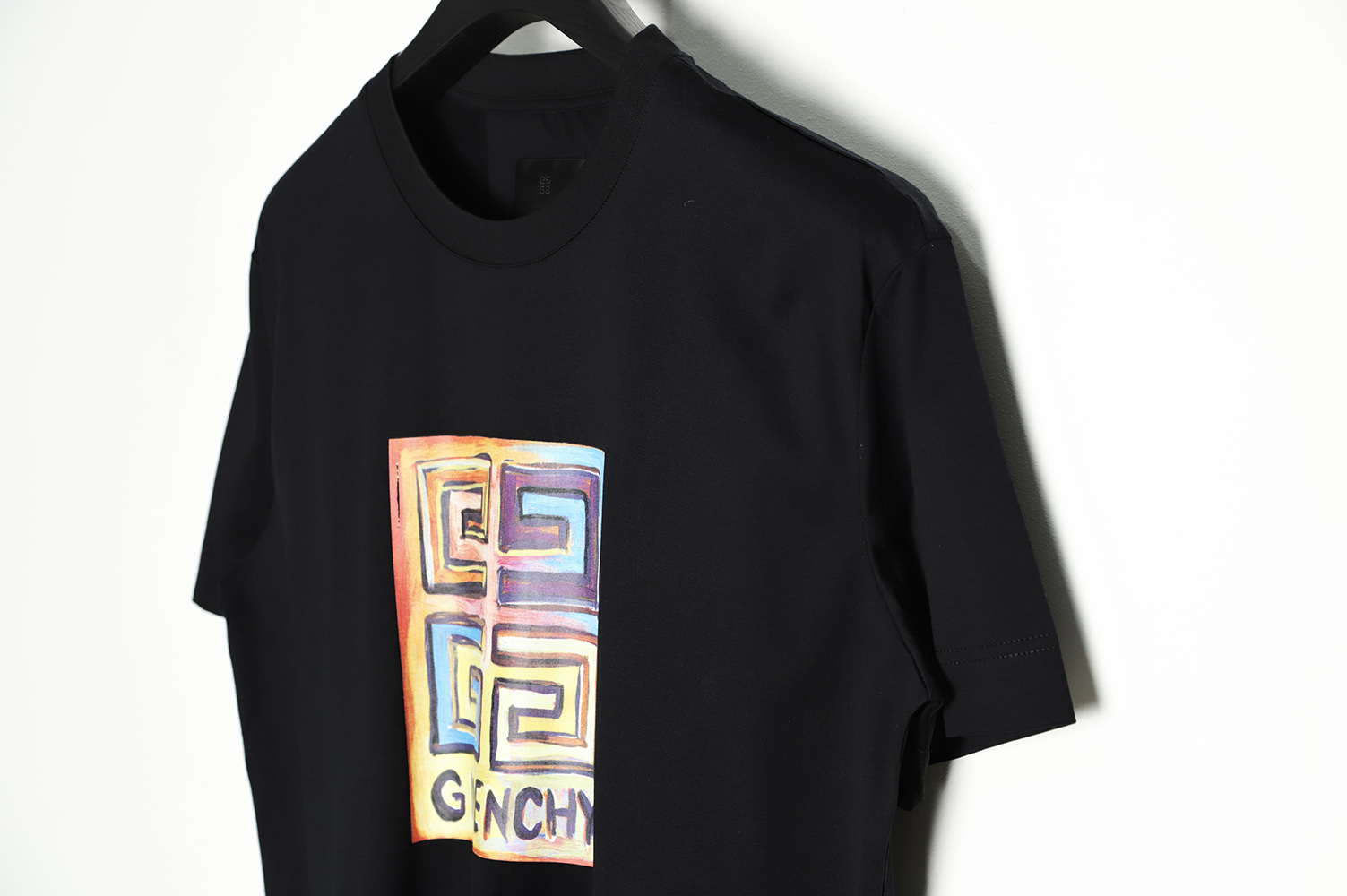 Givenchy 22SS hand-painted sun short-sleeved T-shirt TSK1
