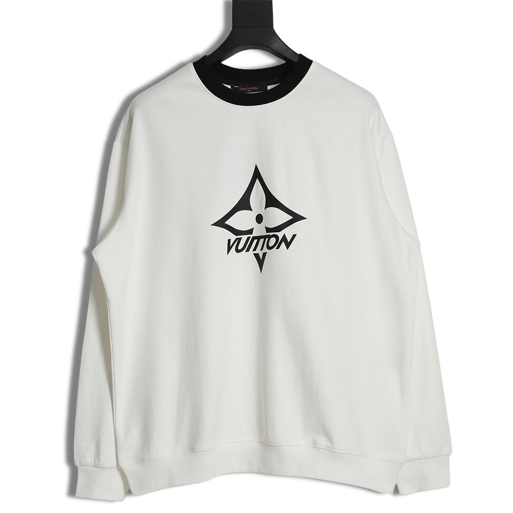 Louis Vuitton Star Print Cotton Pullover Sweatshirt