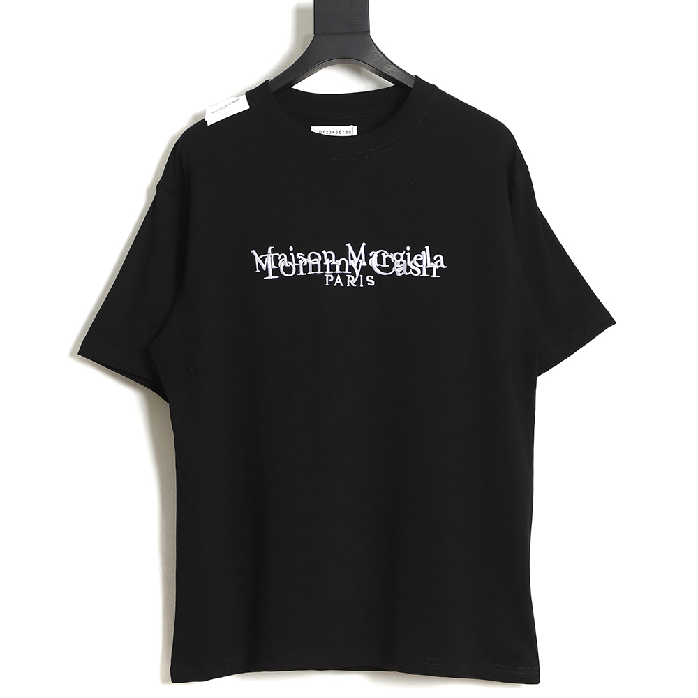 Maison Margiela Classic Collar Embroidered Short Sleeves