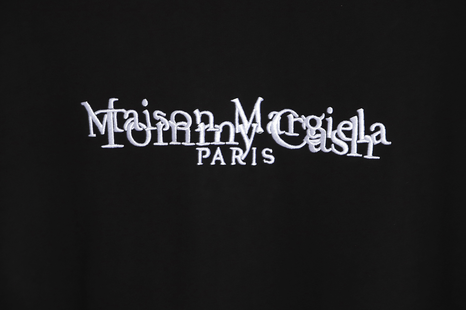 Maison Margiela Classic Collar Embroidered Short Sleeves