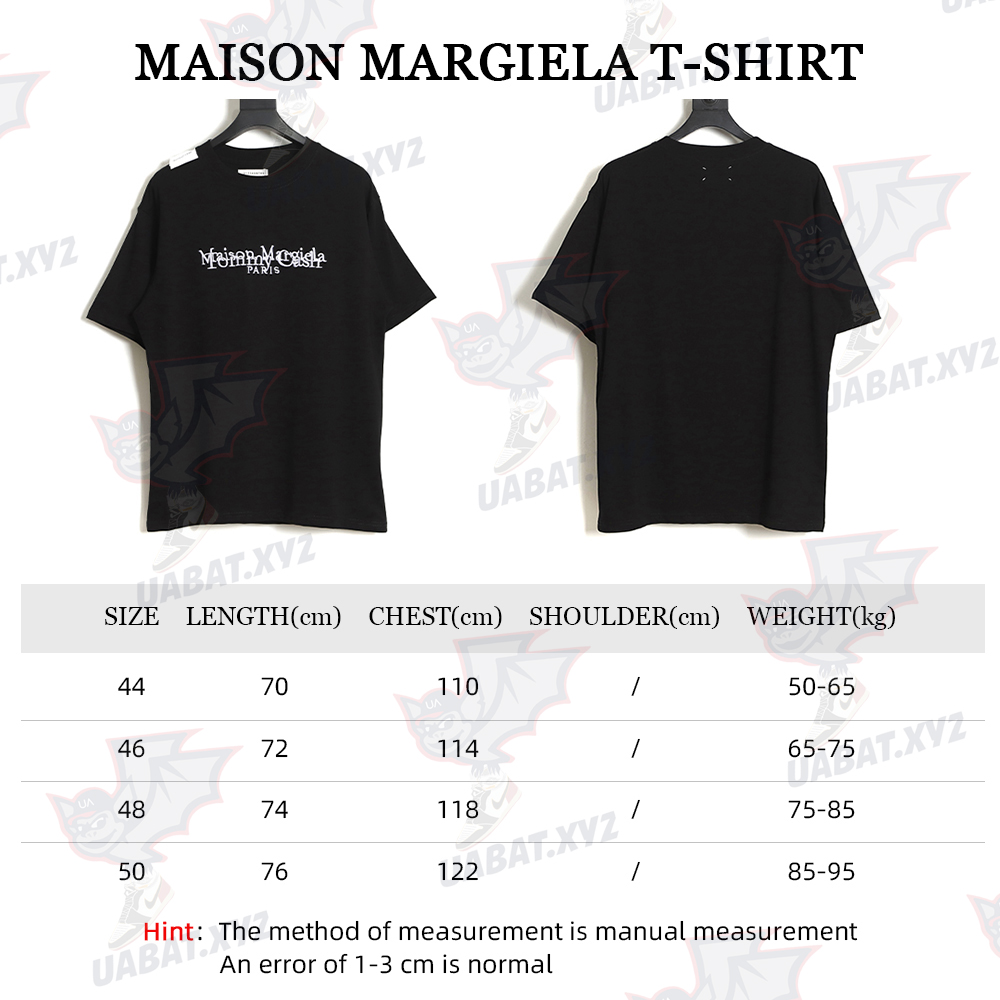 Maison Margiela Classic Collar Embroidered Short Sleeves