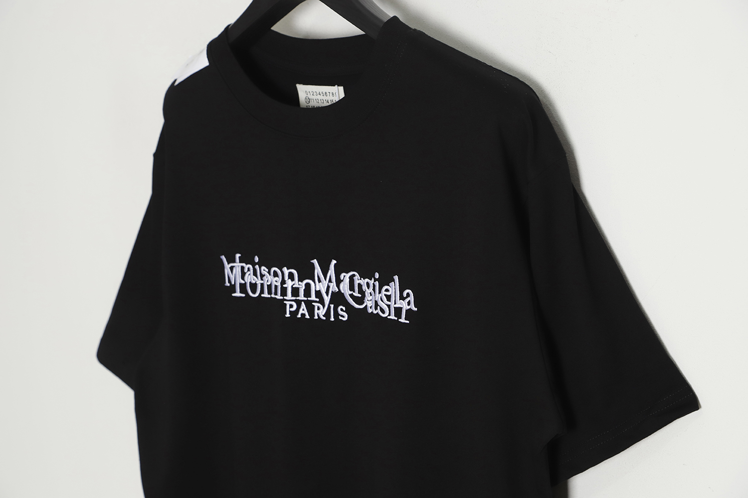 Maison Margiela Classic Collar Embroidered Short Sleeves